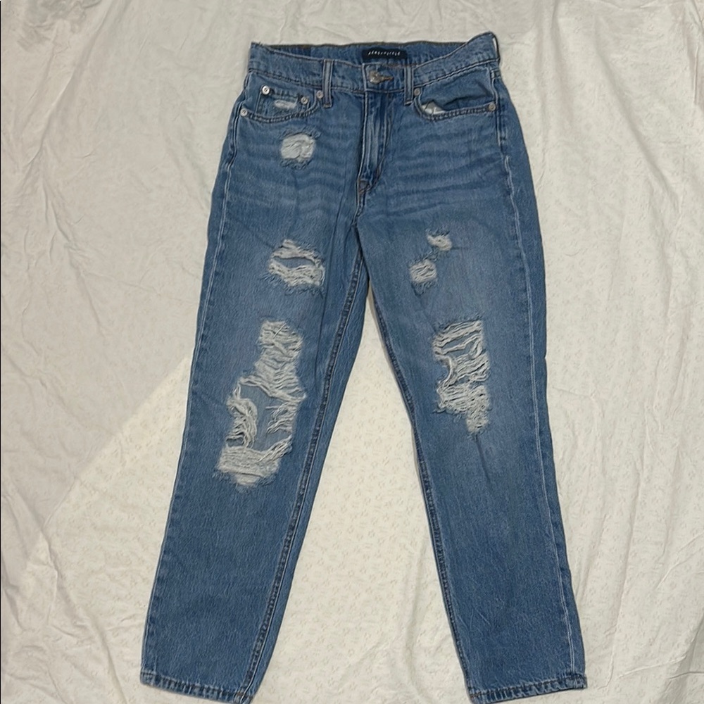 Aeropostale distressed Mom Jean
